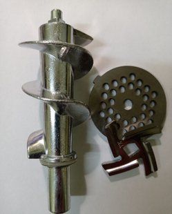 Шнек, ніж і решітка на м'ясорубку KENWOOD KNG762 1512-66 фото
