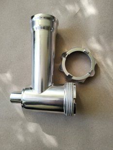 Тубус і гайка накатна для м'ясорубки Sinbo SHB-3074, SHB-3076NS, SHB-3083, SHB-3087, SHB-3129, SHB-3130 2025-326 фото